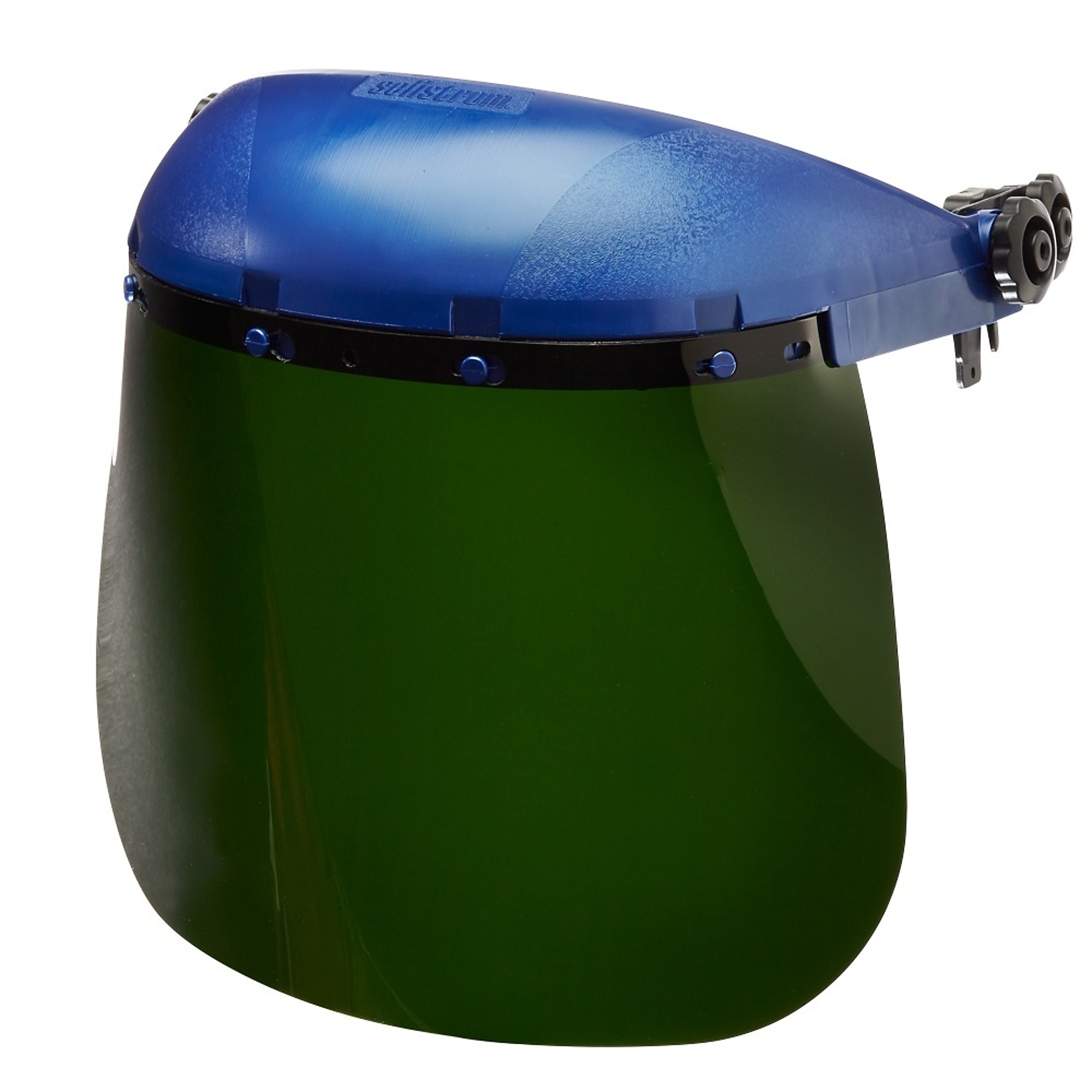 Sellstrom® - Face Shield - 390 Series - 8" x 12" x 0.040" Window - Shade 5 IR - Universal Hard Hat Slot Adaptor Headgear - Single Crown - Model # S39250